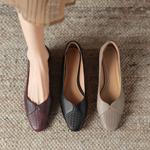 Handcrafted Luxurious Genuine Leather Women's Shoes - Elegance in Every Stitch(Easn20181817)
