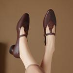 Handcrafted Luxury Leather Women's Shoes: Elegance Redefined(Easn20181818)