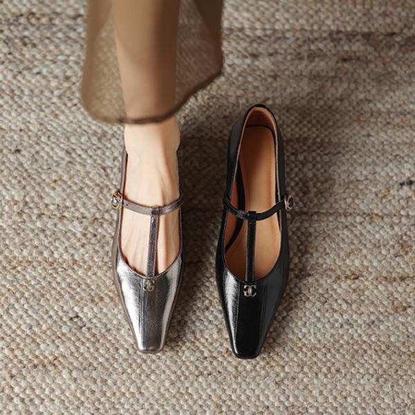 Handcrafted Luxury Leather Women's Shoes: Timeless Elegance(Easn20181820)