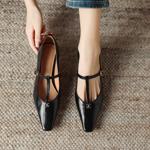 Handcrafted Luxury Leather Women's Shoes: Timeless Elegance(Easn20181820)