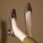 Exquisite Handmade Leather Women's Shoes: Luxury Craftsmanship & Elegance(Easn20181833)