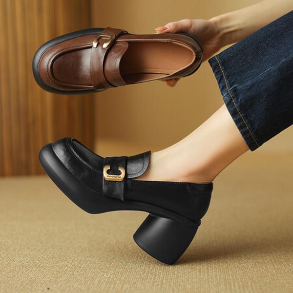 Exquisite Handmade Leather Women's Shoes: Luxury Craftsmanship(Easn20181561)