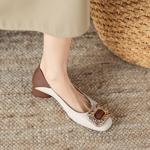 Exquisite Handmade Leather Women's Shoes: Luxury Craftsmanship & Elegance(Easn20181856)