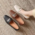 Elegant Handcrafted Leather Women's Shoes - Luxury Craftsmanship(Easn20181857)