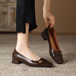 Handcrafted Luxury Leather Women's Shoes(Easn20181838)