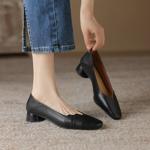 Elegant Handmade Leather Women's Shoes: Crafted for Luxury Quality(Easn20181865)