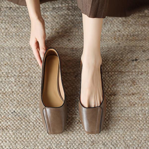 Handcrafted Luxury Leather Women's Shoes: Elegance Redefined(Easn20181850)