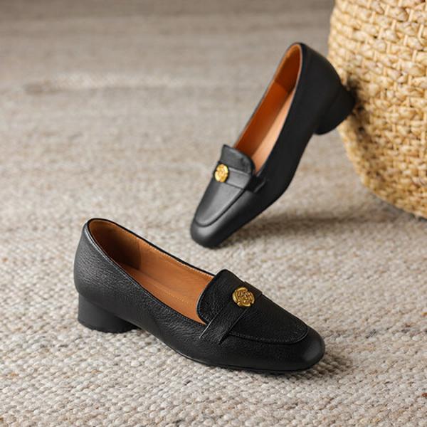 Exquisite Handcrafted Leather Women’s Shoes: A Fusion of Luxury and Elegance(Easn20181855)