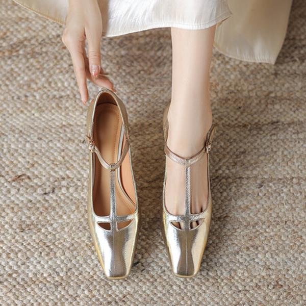 Handcrafted Genuine Leather Women's Shoes: Exquisite Quality & Timeless Elegance(Easn20181869)