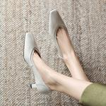 Elegant Handcrafted Leather Women's Shoes: Luxurious Quality & Craftsmanship(Easn20181872)