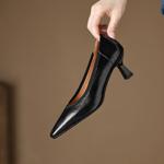 Elegant Handcrafted Leather Women's Shoes: Luxurious Quality & Craftsmanship(Easn20181872)