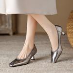 Elegant Handcrafted Leather Women's Shoes: Luxurious Quality & Craftsmanship(Easn20181872)