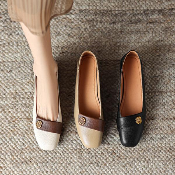 Exquisite Handcrafted Leather Women’s Shoes for Elegant Luxury(Easn20181876)