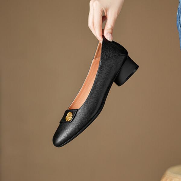 Exquisite Handcrafted Leather Women’s Shoes for Elegant Luxury(Easn20181876)