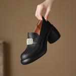 Elegance in Every Step: Handcrafted Luxury Leather Women’s Shoes(Easn20181835)