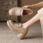 Elegance in Every Step: Handcrafted Luxury Leather Women’s Shoes(Easn20181835)