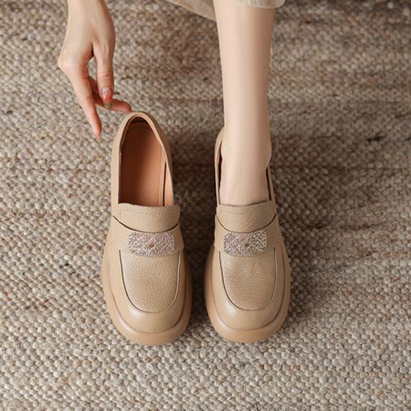 Elegance in Every Step: Handcrafted Luxury Leather Women’s Shoes(Easn20181835)