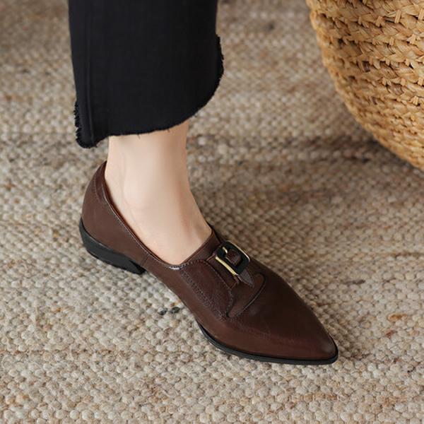 Exquisite Handcrafted Leather Women's Shoes: Luxury, Elegance, and Quality Craftsmanship(Easn20181829)