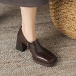 Handcrafted Luxury Leather Women’s Shoes: Elegant Artistry & Quality(Easn20181863)