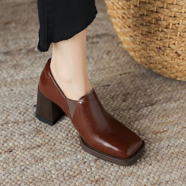 Exquisite Handcrafted Leather Women Shoes: Luxurious Elegance & Superior Craftsmanship(Easn20181851)