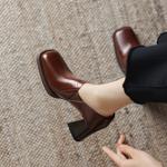 Exquisite Handcrafted Leather Women Shoes: Luxurious Elegance & Superior Craftsmanship(Easn20181851)