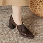 Handcrafted Leather Women’s Shoes: Luxurious Elegance Redefined(Easn20181862)