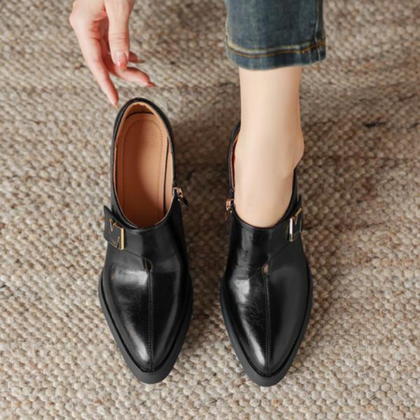 Handcrafted Leather Women’s Shoes: Luxurious Elegance Redefined(Easn20181862)