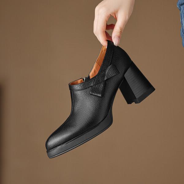 Exquisite Handcrafted Leather Women's Shoes: Elevate Your Elegance(Easn20181871)