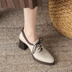 Handcrafted Luxury Leather Women’s Shoes(Easn20181870)