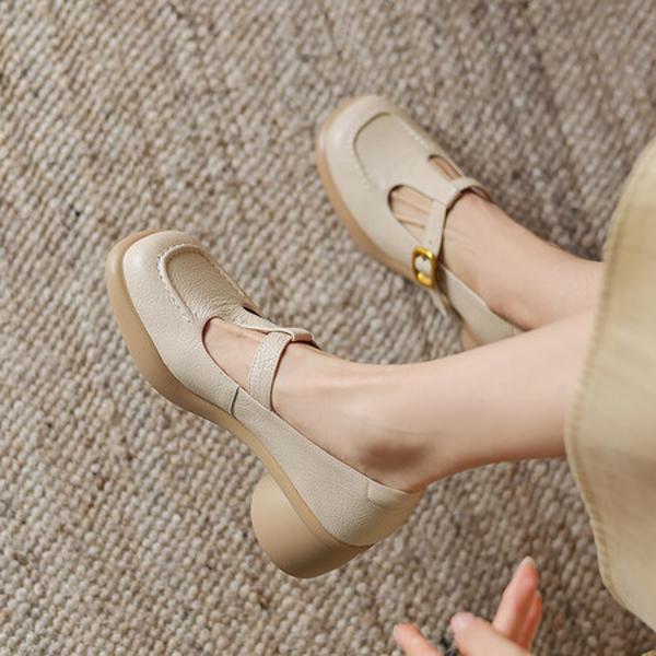 Exquisite Handmade Leather Women's Shoes: Luxury Meets Elegance(Easn20181878)