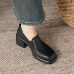 Handcrafted Leather Women's Shoes - Luxurious Elegance and Quality Craftsmanship(Easn20181890)