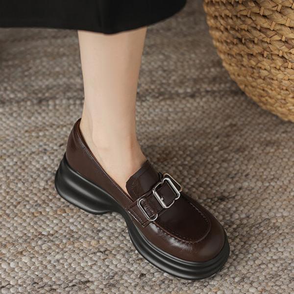 Handcrafted Luxury Leather Women's Shoes - Elegance Redefined(Easn20181887)