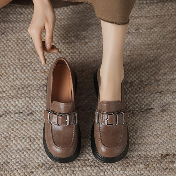 Handcrafted Luxury Leather Women's Shoes - Elegance Redefined(Easn20181887)