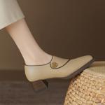 Handcrafted Luxury Leather Women's Shoes: Elegance in Every Stitch(Easn20181893)