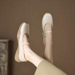 Elegantly Crafted Luxury Genuine Leather Handmade Women's Shoes(Easn20181910)