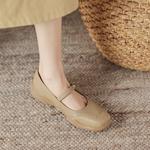 Elegantly Crafted Luxury Genuine Leather Handmade Women's Shoes(Easn20181910)