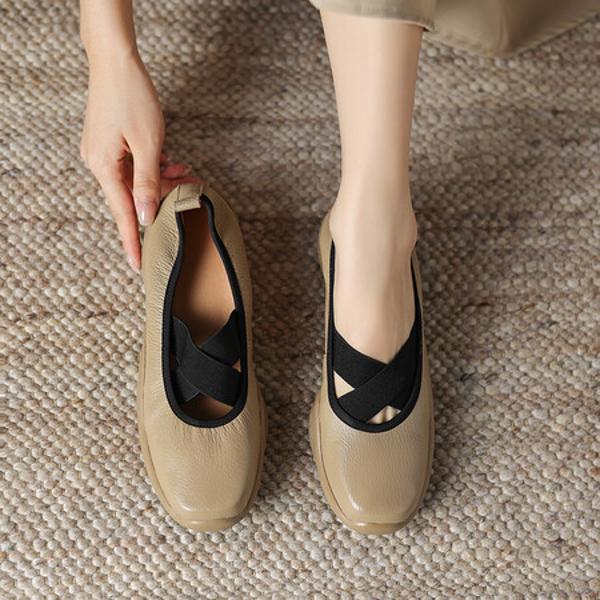 Elegant Handmade Leather Women’s Shoes – Luxury Quality(Easn20181896)