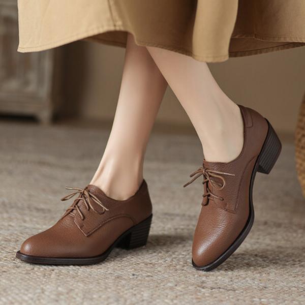 Luxury Handcrafted Leather Women's Shoes: Elegance in Every Stitch(Easn20181901)