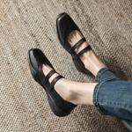 Exquisite Handcrafted Leather Women's Shoes: A Touch of Luxury and Elegance(Easn20181897)