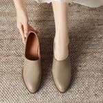 Handcrafted Luxury Leather Women's Shoes: Elegance in Every Stitch(Easn20181905)