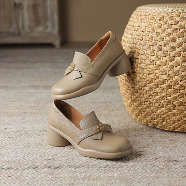 Handcrafted Luxury Leather Women's Shoes: Exquisite Artistry & Elegance(Easn20181916)