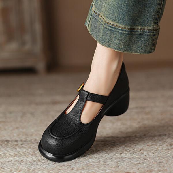 Handcrafted Genuine Leather Women's Shoes: Luxury, Elegance, and Superior Craftsmanship(Easn20181918)