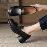 Exquisite Handcrafted Leather Women's Shoes: Elegance Redefined(Easn20181913)