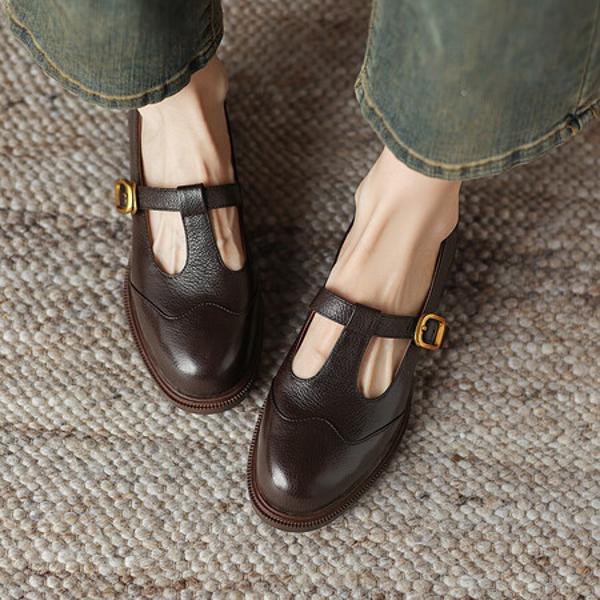 Handcrafted Luxury Leather Women's Shoes - Elegance Redefined(Easn20181911)