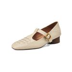 Crafted Luxury: Elegant Handmade Leather Women's Shoes(Easn20181915)