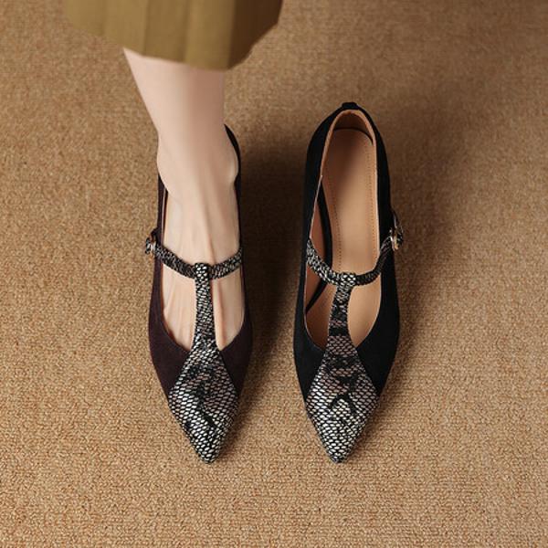 Handcrafted Luxury Leather Women's Shoes - Elegance Defined(Easn20181965)