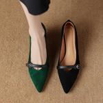 Exquisite Handcrafted Leather Women’s Shoes for Elegant Sophistication(Easn20181967)