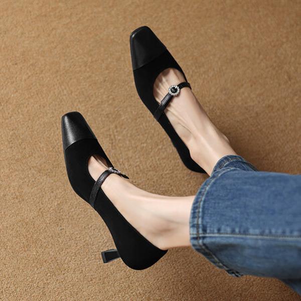 Handcrafted Genuine Leather Women's Shoes: Luxurious Elegance Redefined(Easn20181962)