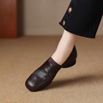 Exquisite Handcrafted Leather Women’s Shoes: Luxury Elegance(Easn20182079)