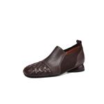 Handcrafted Luxurious Leather Women's Shoes(Easn20182076)